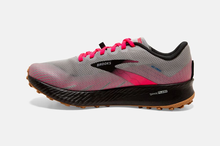 Brooks Catamount Trail Running Shoes Womens - Navy/Pink - RVWFU-6317